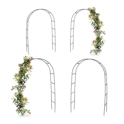 Abbildung von relaxdays Rosenbogen 4x Torbogen Rankhilfe