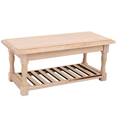 Abbildung von 1:12 Puppenhaus Miniatur Zubehör Holztisch Plain Dessert Tisch Küche Dekoration für Kinder Rollenspiele Spielzeug Mädchen