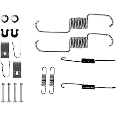 Abbildung von HELLA 8DZ 355 200 361 Zubehörsatz, Bremsbacken SUZUKI: Jimny SUV, Geländewagen offen, HONDA: CR V 1, HR I, CIVIC 7 Hatchback