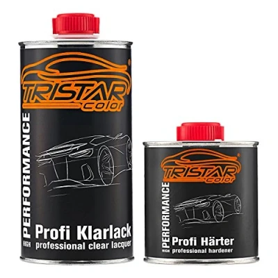 Abbildung von TRISTARcolor 0,75 Liter 2K Klarlack Autolack hochglänzend HS incl. Härter