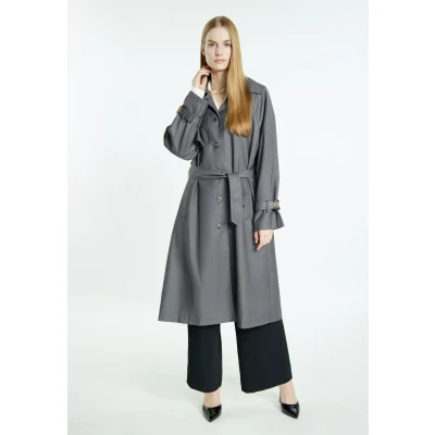 Abbildung von Regenmantel DREIMASTER S / Grau 80% Polyester 20% Viskose