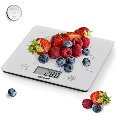 Abbildung von Duronic Küchenwaage, KS1080 5 kg Digitalwaage, 1 g grammgenau Feinwaage