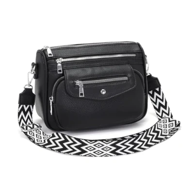 Abbildung von YISUOHOOM 7 Farben Umhängetasche Damen Mittelgroß 2025 Kleine Handtasche Crossbody Bag Schwarz Schönes Geburtstagsgeschenk für Frauen