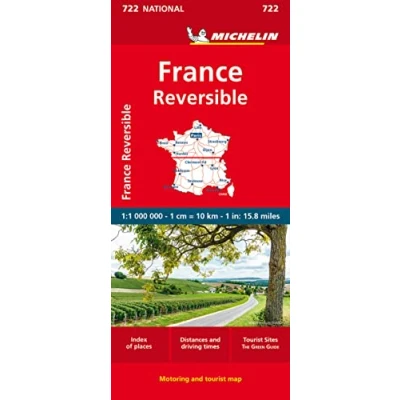 Abbildung von Michelin Frankreich doppelseitig: Straßen und Tourismuskarte 1: 1 000 (MICHELIN Nationalkarten)