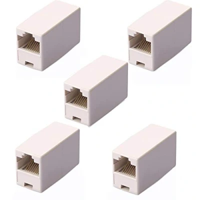 Abbildung von SIENOC Cat5 Cat5e RJ45 Kupplung 8P8C Netzwerkkabel Verbinder Buchse auf (5 Stücks)