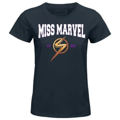 Abbildung von Marvel Damen womavlsts002 T Shirt, Marineblau, XXL