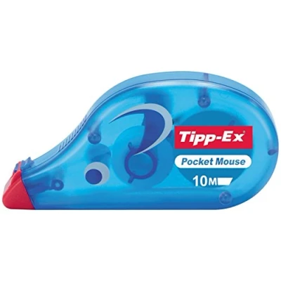 Abbildung von Tipp Ex Tintenkiller Korrekturroller Pocket Mouse Schutzkappe,10m x 4,2mm,10 Stück