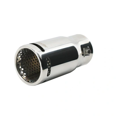 Abbildung von Simoni Racing TRX/104 Auspuffblende 76mm rund, gerade Edelstahl 130mm