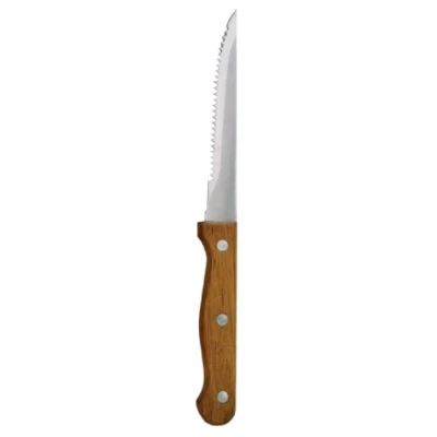 Abbildung von Olympia C136 Steak Messer, Holzgriff, Braun, 12 Stück