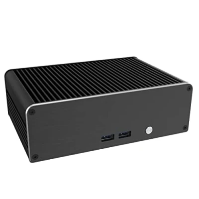 Abbildung von Akasa Newton CTN, Aluminium Lüfterloses Gehäuse für Intel 11th NUC Core™ i3 (Tiger Canyon), Kompaktes 1,06L, Unterstützt eine M.2 SSD und VESA Montage, A NUC75 M1B