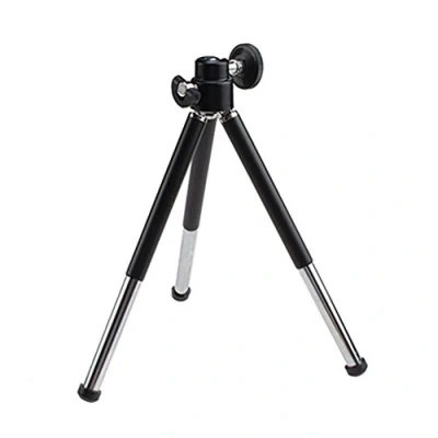 Abbildung von Gemini _ Mall® Mini 360 verstellbares Stativ Ständer Halterung + Handy Für iPhone 6 7 6S Plus 5S 5C 5 4S 4 iPod Touch Samsung Galaxy S6/S5/S4/S3 HTC, schwarz, Einheitsgröße