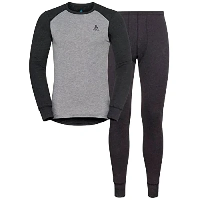 Abbildung von ODLO Funktion Active WARM ECO SET 2TEILIG Unterwäsche Set, Herren, Größe: 54/56, Dark grey