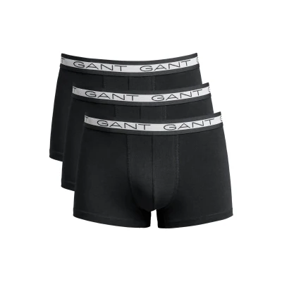 Abbildung von GANT Basic Trunk 3 PACK Panties, Herren, Größe: Large, Black