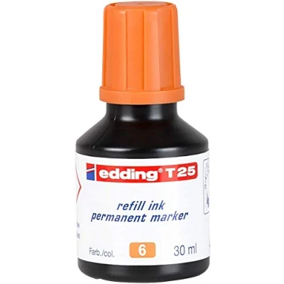 Abbildung von edding Nachfülltinte T 25 für Permanentmarker 30ml orang