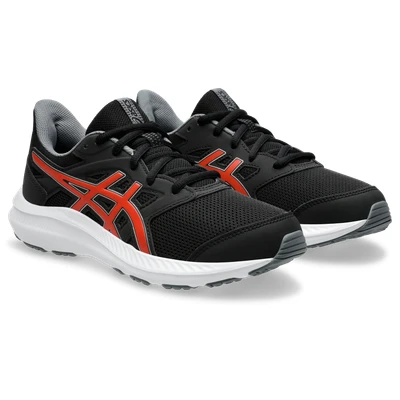 Abbildung von Asics JOLT 4 Unisex Laufschuh Neutral für Kinder, Größe: 32.5, Black/fiery red Schuhe