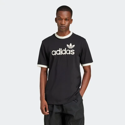 Abbildung von adidas Originals Simple TEE Tshirt print, Herren, Größe: Large, Black