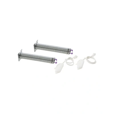 Abbildung von Bosch Siemens 12004032 Türkette Geschirrspüler reparatursatz GV640 grau, 2X seil + feder