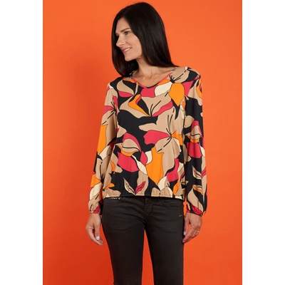 Abbildung von Seidel Moden Langarmshirt, mit All Over Print