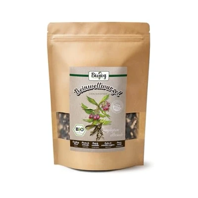 Abbildung von Biojoy BIO Beinwellwurzel (500 g), getrocknet und geschnitten, Beinwell Tee (Symphytum officinale)