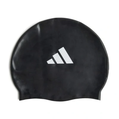 Abbildung von ADIDAS Kids 3 Stripes Swim Cap, Unisex Kinder Schwimmhaube, Black/White, One Size