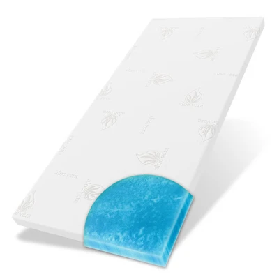 Abbildung von Gel Schaum Topper, Orthopädische, atmungsaktive Matratzenauflage, Für Matratzen &amp; Boxspringbett,