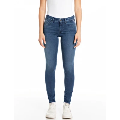 Abbildung von Replay NEW LUZ Pants Jeans Skinny Fit, Damen, Größe: 32x30, Medium blue