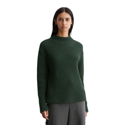 Abbildung von Marc O&#039;Polo Denim KNIT Pullovers Longsleeve Strickpullover, Damen, Größe: Large, Evergreen