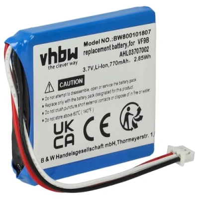 Abbildung von vhbw Akku kompatibel mit Tomtom Start, Start 20, Easy, 1EX00, 2, 4EX0.001.11 GPS Navigation Navi (770 mAh, 3,7 V, Li Ion)