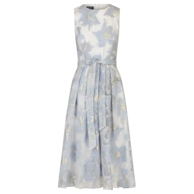 Abbildung von Apart MIDI Jacquard Freizeitkleid, Damen, Größe: 42, Hellblau creme