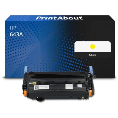 Abbildung von Toner kompatibel mit HP 643A (Q5952A) Gelb