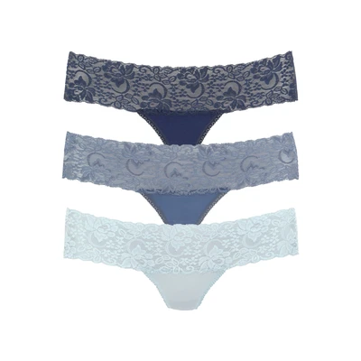Abbildung von Vivance String, (Packung, 3 St.), aus elastischer Baumwolle mit floraler Spitze