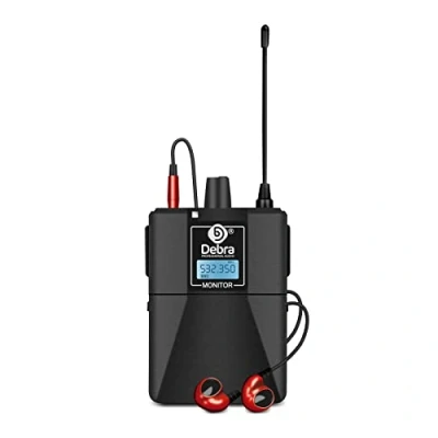 Abbildung von D Debra Bodypack mit Ohrhörer Nur geeignet für ER 202 &amp; 102 Wireless in Ear Monitor System, kann Nicht allein verwendet Werden (nur 1 Bodypack)