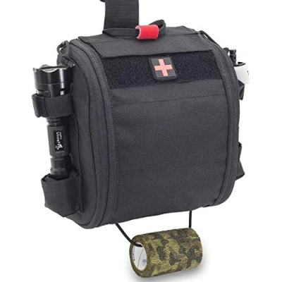 Abbildung von Elite Bags QUICKAID&#039;S, Beinapotheke mit Molle System (Schwarz)