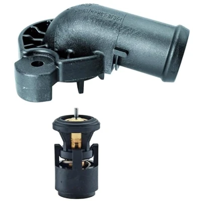 Abbildung von EPS 1.880.561K Kühlwasserthermostat 87 Made in Italy OE Equivalent mit Verbindungsstücken VOLKSWAGEN: GOLF 5 Schrägheck, 6, Polo IV Schrägheck