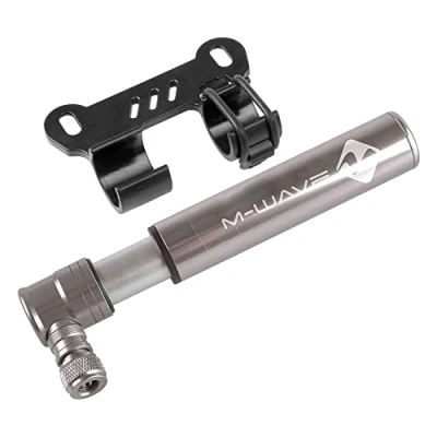 Abbildung von M Wave Air Midget Mini Pumpe, Silber, 120 mm