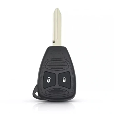 Abbildung von 2 Tasten Fernbedienung Autoschlüssel Shell Case Cover Fob Ersatz Zubehör für Chrysler 300C PT Cruiser Jeep Dodge