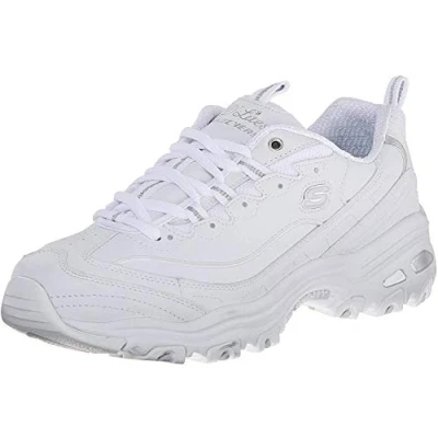 Abbildung von Skechers WIDE FIT D&#039;LITES Sneaker low, Damen, Größe: 41, White Schuhe