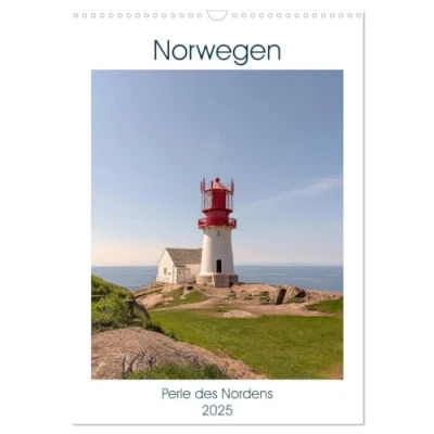 Abbildung von Norwegen Perle des Nordens (Wandkalender 2025 DIN A3 hoch), CALVENDO Monatskalender