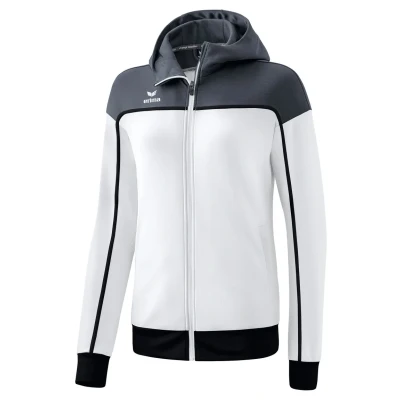 Abbildung von Erima Change Trainingsjacke, Damen, Größe: 34, Weiss slate grey schwarz