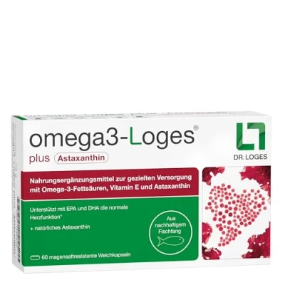 Abbildung von omega3 Loges plus Astaxanthin 60 St