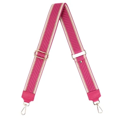 Abbildung von MIRROSI Schulterriemen Made in Italy aus Echtleder Schultergurt für Tasche zum Wechseln (Mit GOLDENEN Karabinern, 1x Taschengurt, Bohemian Style)