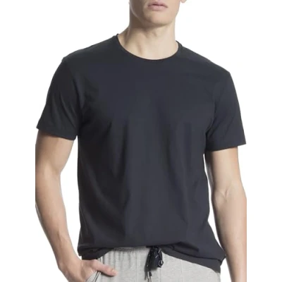 Abbildung von Calida Tshirt basic, Herren, Größe: Small, Dark sapphire