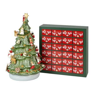 Abbildung von Weihnachten: Villeroy &amp; Boch Adventskalender mit 24 Figuren Christmas Toys Memory 3D Weihnachtsbaum