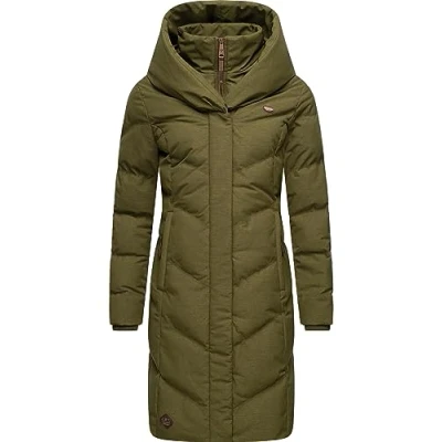 Abbildung von Ragwear Natalka Wintermantel, Damen, Größe: Medium, Light olive