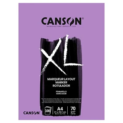 Abbildung von Canson Marker Block A4 70g/qm 100 Blatt sehr weiß