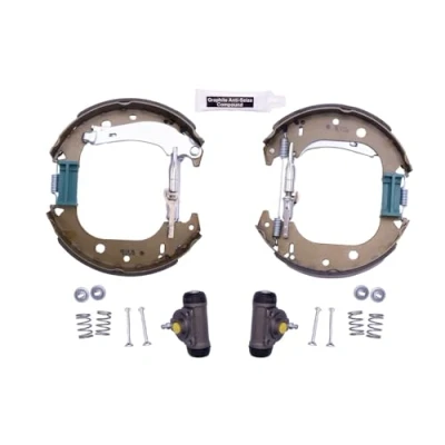 Abbildung von HELLA Shoe Kit Pro 8DB 355 004 851 Bremsensatz, Trommelbremse mit Radbremszylinder, Stellelement FIAT: Doblo I Kombi, Cargo