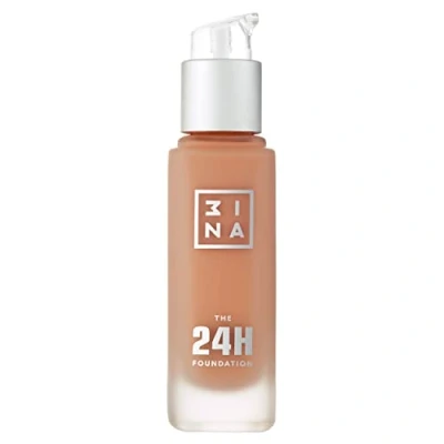 Abbildung von 3INA MAKEUP The 24H Foundation 615 Leichter Sand mit Unterton Neutral/Rosa Hauttonanpassend Langlebige Formel Wasserdichte Vegan Cruelty Free