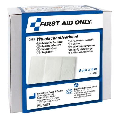 Abbildung von FIRST AID ONLY Pflaster 8 cm x 5 m weiß