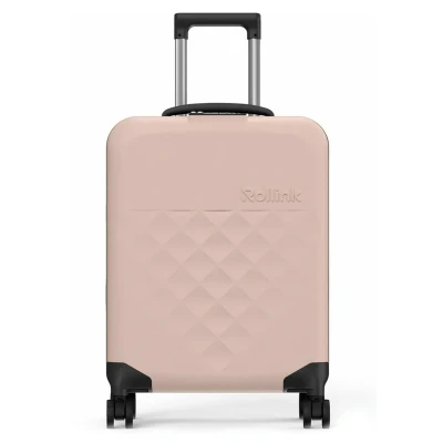 Abbildung von Rollink VEGA 360 Faltbarer 4ROLLEN Kabinen S 55 CM Trolley, Größe: One Size, Rose smoke