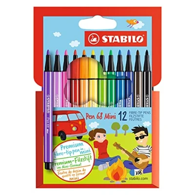Abbildung von STABILO Filzstift Pen 68 Mini 1 mm 12er Etui